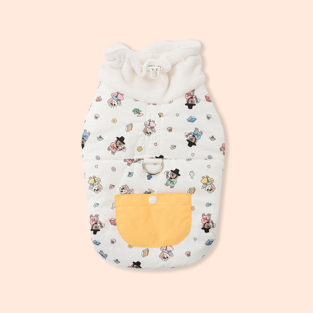 主打推薦♡ Winter 可愛塗鴉保暖羽絨背心