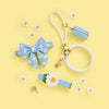小雛菊刺繡蝴蝶結 Daisy Embroidered Lady Dog Bow