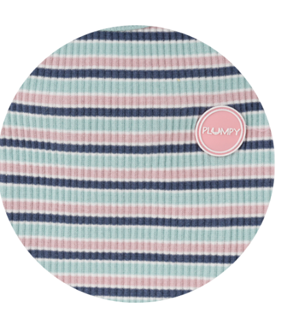 95%棉番茄撞色條紋衣