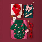 【預購】粉紅拐杖糖項圈 Blush Pink Candy Canes