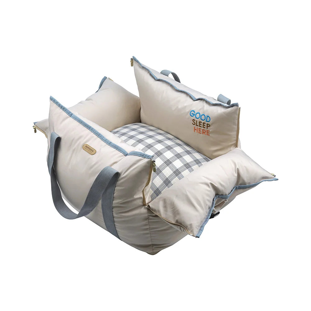 舒適好眠寵物汽車安全座椅(適合中小型犬)