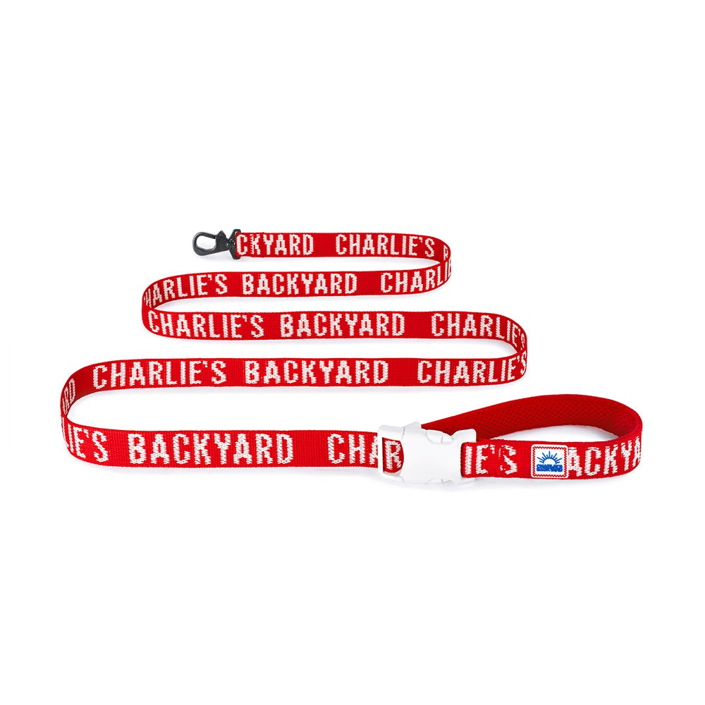 旅行復古可調節快乾牽繩TRIP LEASHR 紅色