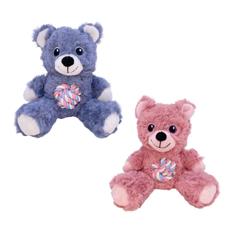 繩結粉彩泰迪熊Sm