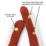 【預購】足球針織領巾 Candy Canes Knit
