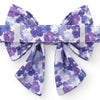 壓花三色菫蝴蝶結 Pressed Pansies Spring Lady Dog Bow