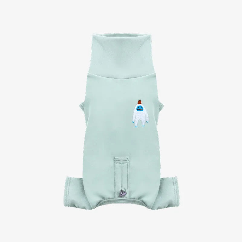 雪怪素面四腳衣 薄荷綠