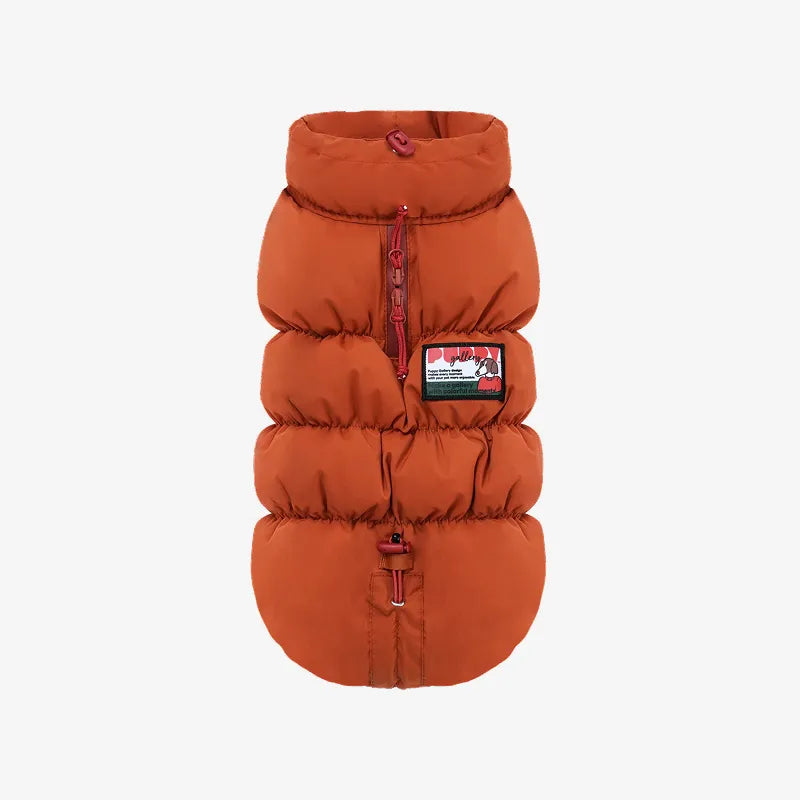 澎澎棉雲朵背心２.０ 楓葉橘