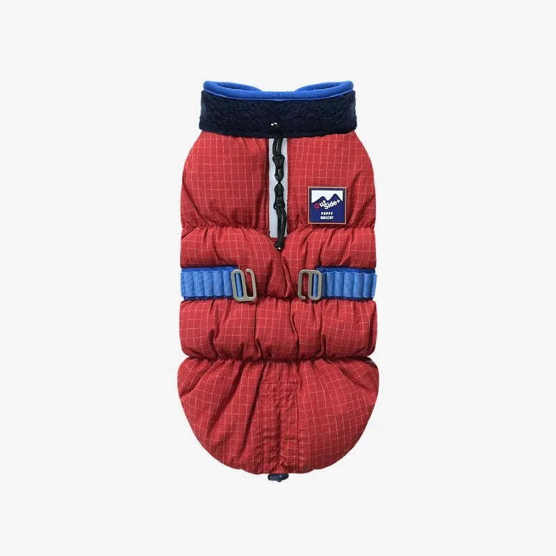 外出壓紋外套 2.0 紅棕