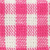 粉紅格紋純棉領巾 Hot Pink Gingham