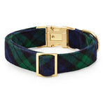 蘇格蘭格子法蘭絨項圈 Black Watch Plaid Flannel