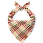 【預購】蛋酒格子法蘭絨領巾Eggnog Plaid Flannel