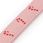 【預購】粉紅拐杖糖項圈 Blush Pink Candy Canes