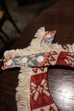 毛窩聯名｜聖誕雪花波西米亞風刺繡雙面領巾
