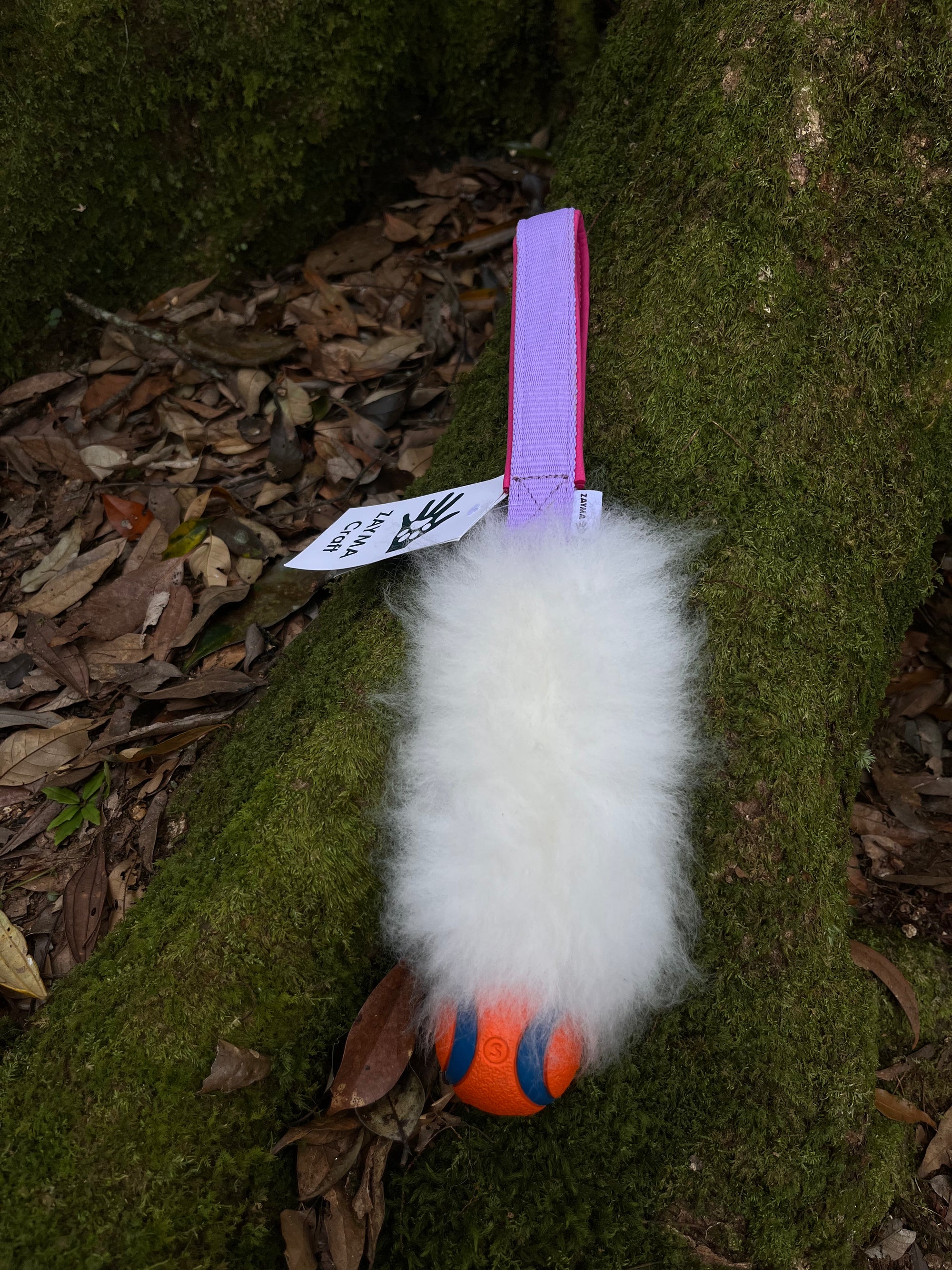羊毛拉扯互動環+超級球 Sheepskin with Chuckit! Ultra Ball