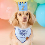 【預購】藍色生日領巾 Birthday Boy