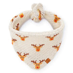 【預購】米白馴鹿針織領巾 Reindeer Knit