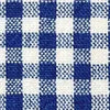 夏日湖水藍格紋純棉領巾 Lake Blue Gingham Summer