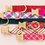 蛋酒格子法蘭絨項圈 Eggnog Plaid Flannel