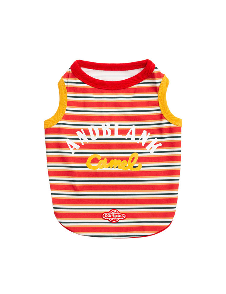 Camel聯名｜ABC™ 美式復古條紋無袖背心