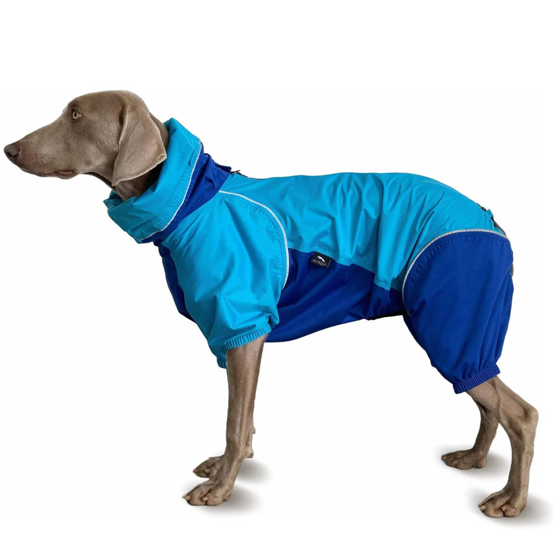 狗狗透氣連身雨衣 -天空藍